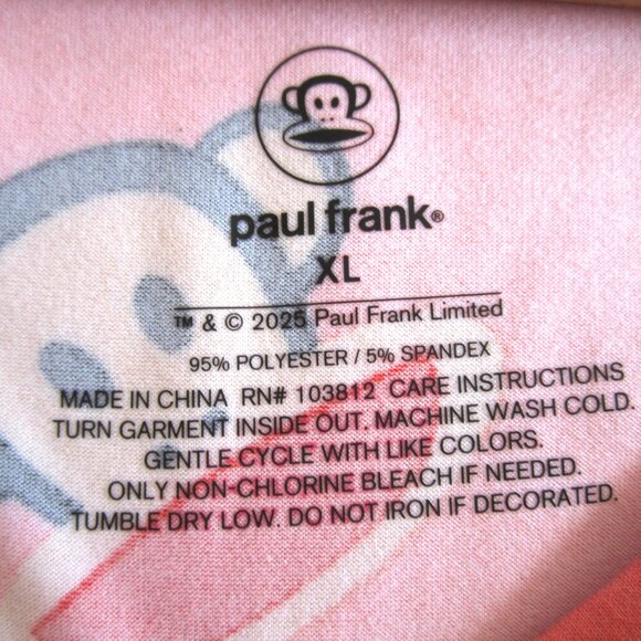 Paul Frank Julius Monkey Cherries Women Sleep T Shirt Wear - Picture 5 of 5